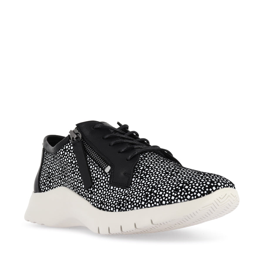 POZER XW - BLACK WHITE MULTI LEATHER