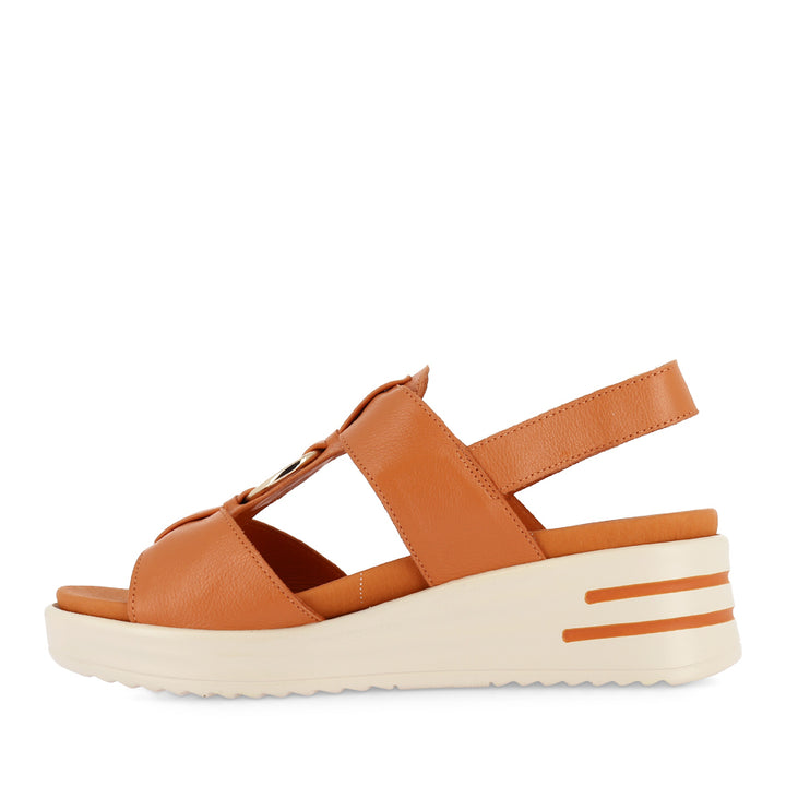 SASSON XW - ORANGE LEATHER/VANILLA SOLE