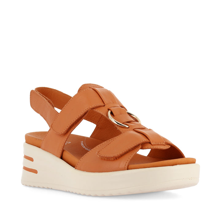 SASSON XW - ORANGE LEATHER/VANILLA SOLE