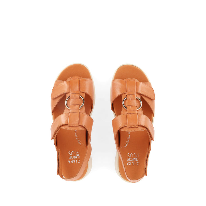 SASSON XW - ORANGE LEATHER/VANILLA SOLE