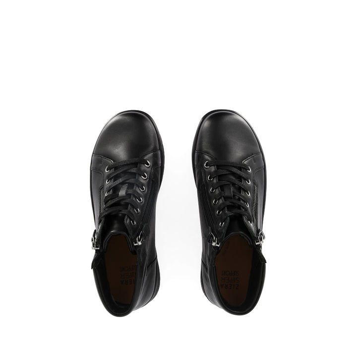 SHAUNAT XF - BLACK LEATHER