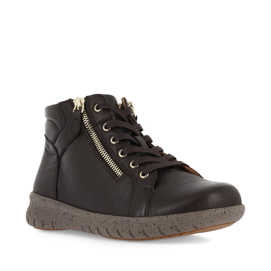 SHAUNAT XF - CHOCOLATE LEATHER