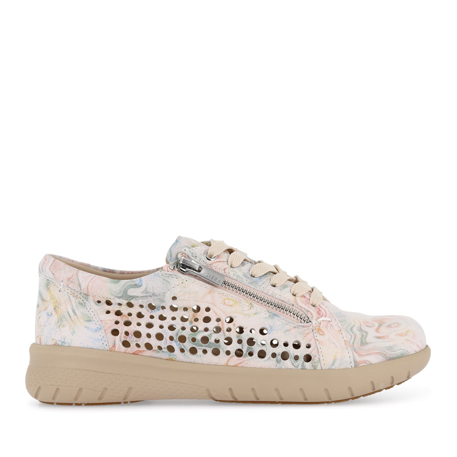 SHOVO XF - NUDE FLORAL LEATHER