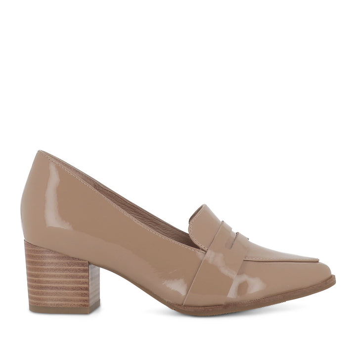 VAMITY XW - TAUPE PATENT LEATHER