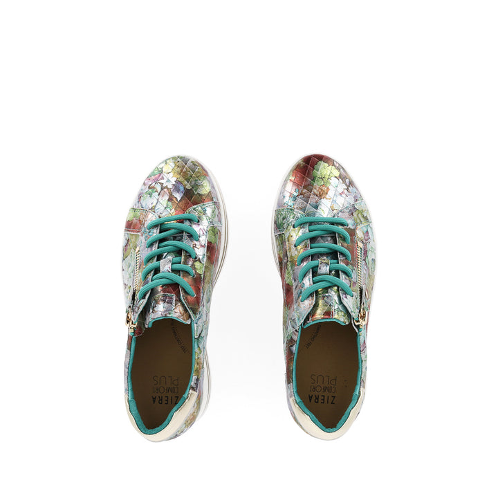 VAMRA XF - TEAL DIAMOND GOLD LEATHER