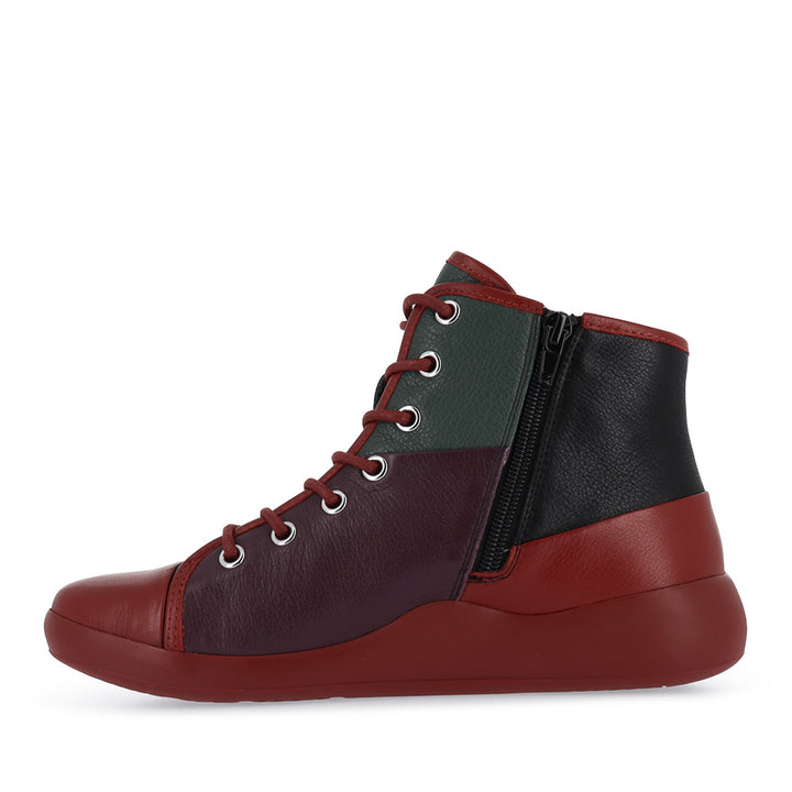 YASU XF - DARK RED MULTI LEATHER
