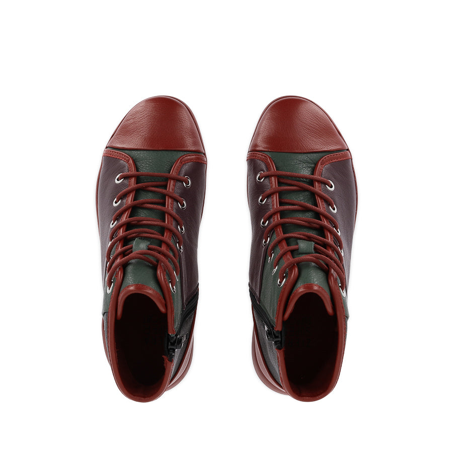 YASU XF - DARK RED MULTI LEATHER