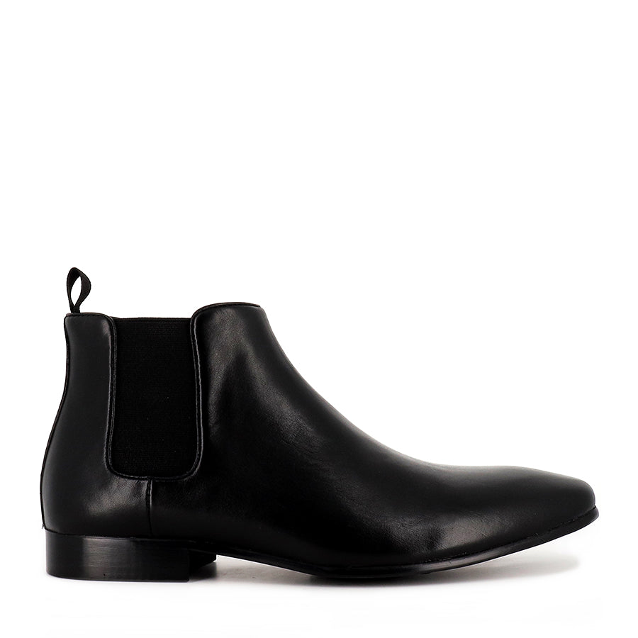 WARNOCK - BLACK LEATHER – Evans Shoes