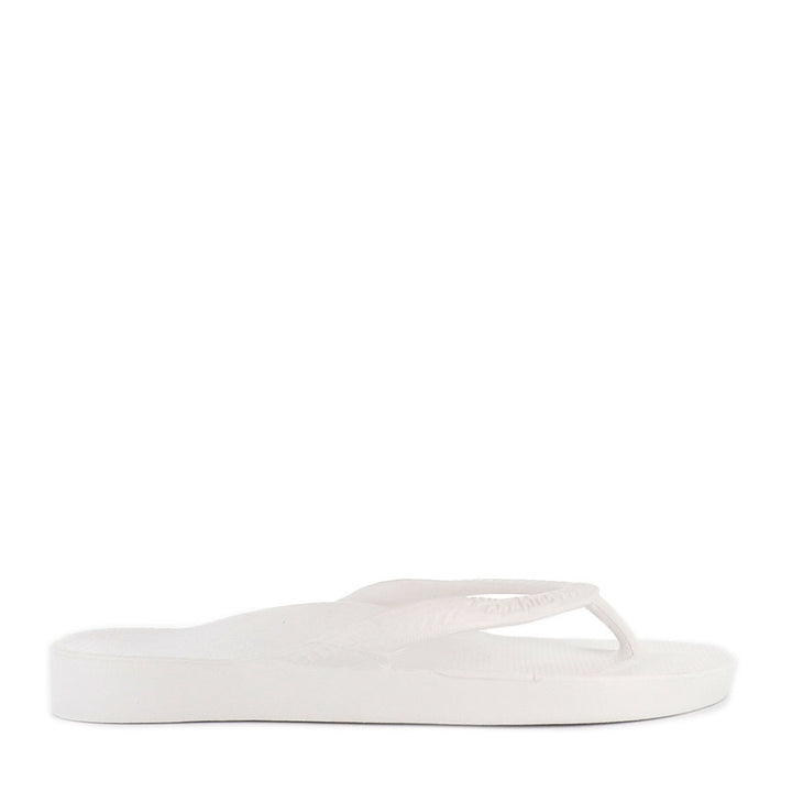 ARCH SUPPORT THONGS - WHITE