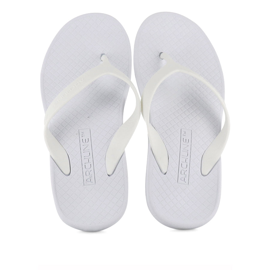 ORTHOTIC BALANCE FLIP FLOPS - WHITE