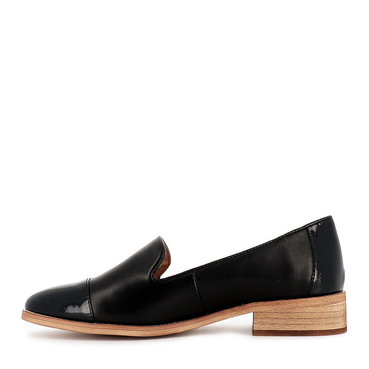 RANDOM - BLACK LEATHER BLACK PATENT