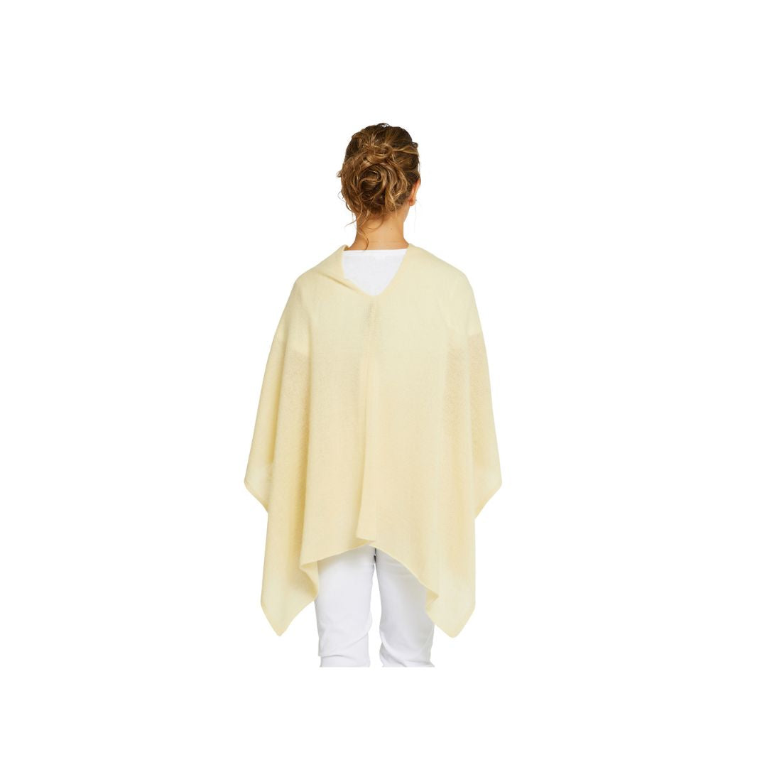 CASHMERE CLASSIC TOPPER - FRENCH CREAM