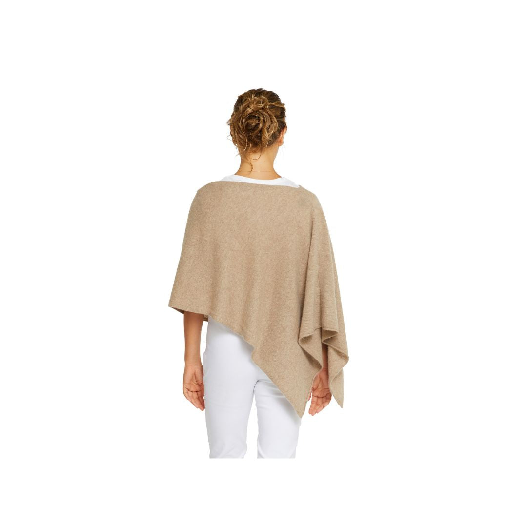 CASHMERE CLASSIC TOPPER - NATURAL