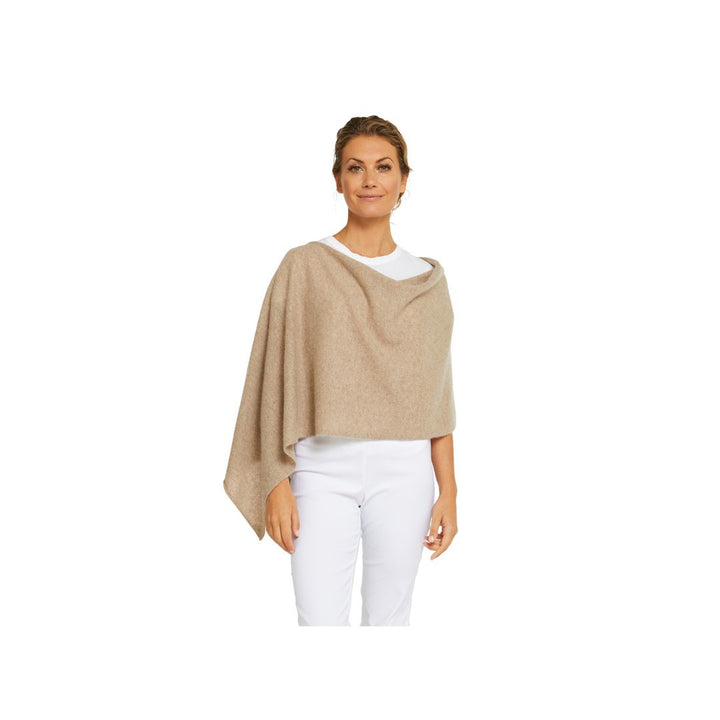 CASHMERE CLASSIC TOPPER - NATURAL