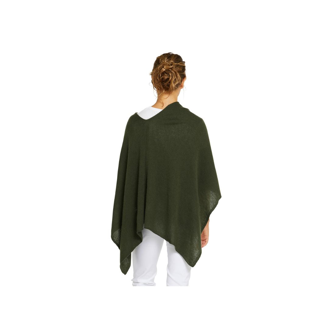 CASHMERE CLASSIC TOPPER - OLIVE