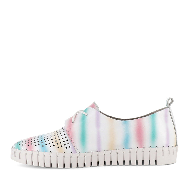 HUSTON - WHITE STRIPE MULTI LEATHER