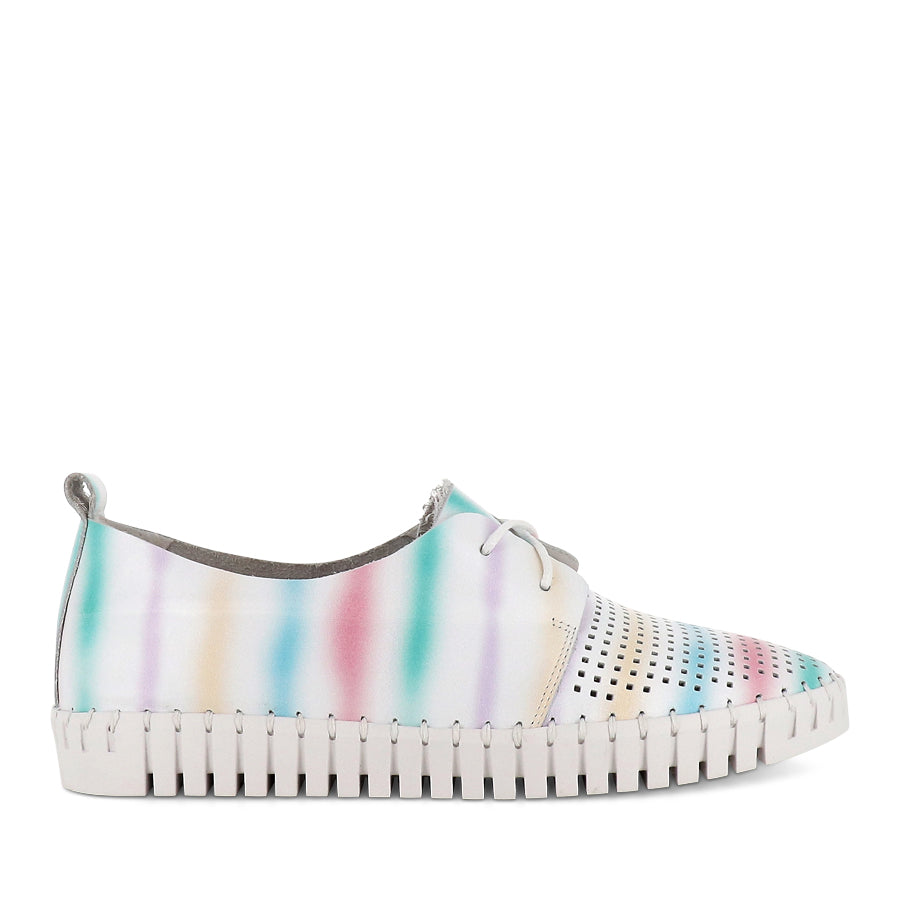 HUSTON - WHITE STRIPE MULTI LEATHER