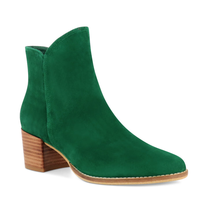 MOCKAS - DARK EMERALD SUEDE