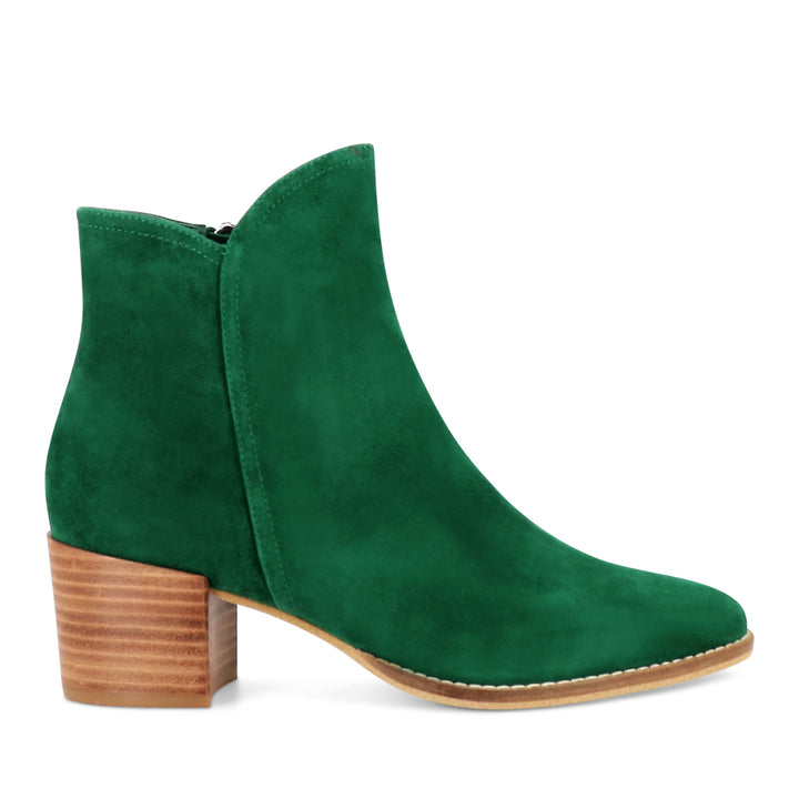 MOCKAS - DARK EMERALD SUEDE