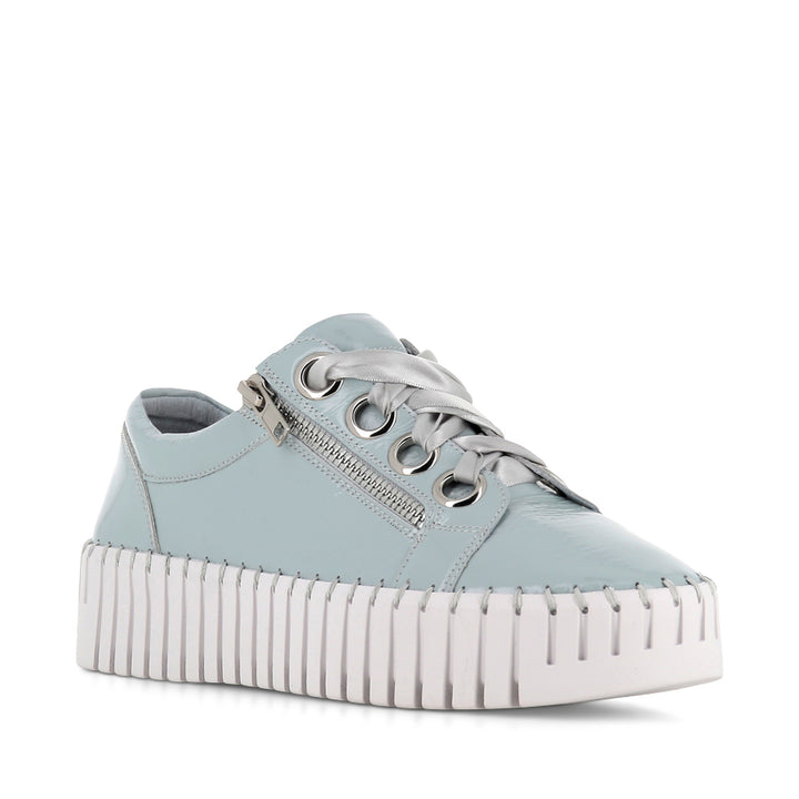 BASSEL - PALE BLUE PATENT LEATHER