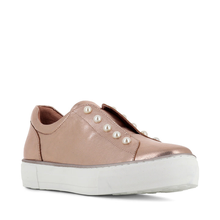 FEARL - PALE ROSE GOLD LEATHER