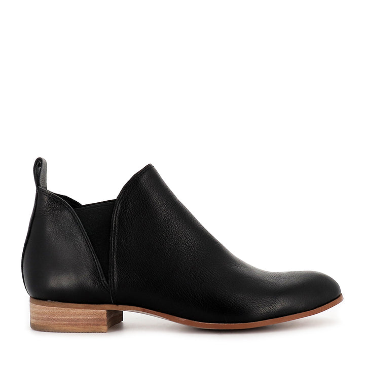 FOE - BLACK LEATHER NATURAL HEEL