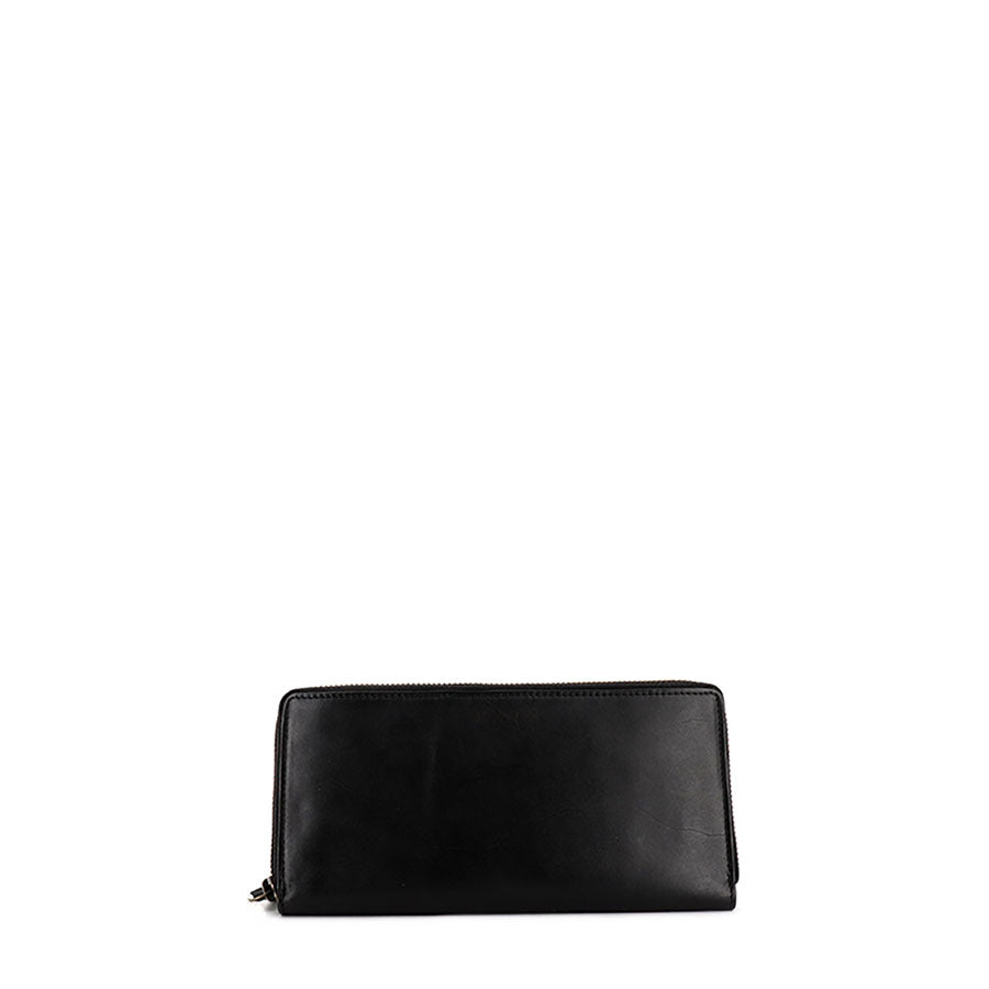 WALLET SLIM - BLACK LEATHER