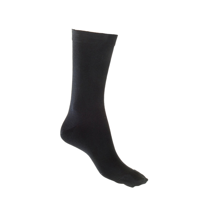 BAMBOO LOOSE TOP SOCKS- BLACK