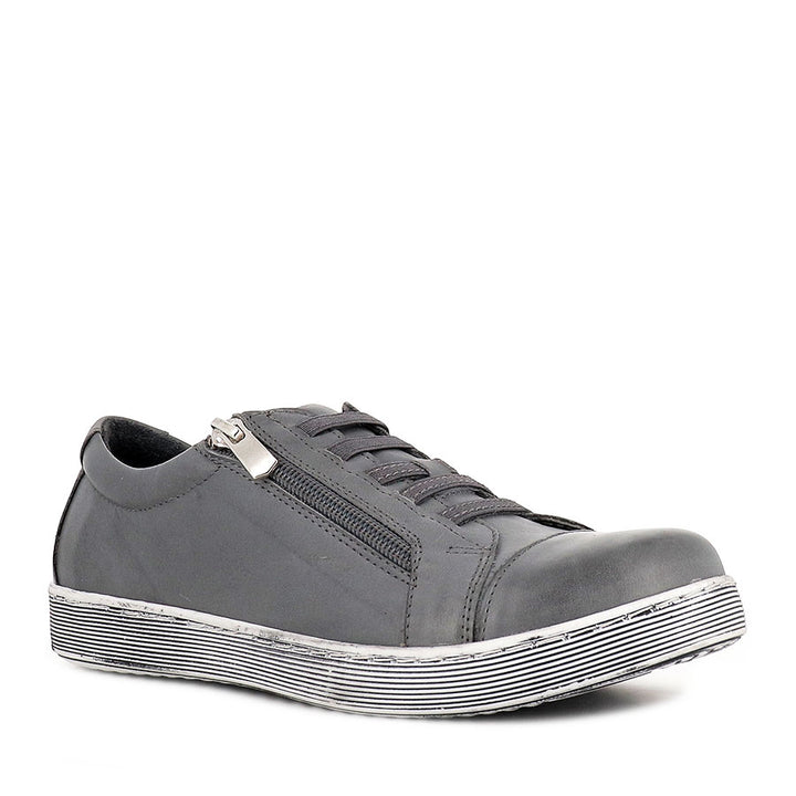 TAREN - GREY LEATHER