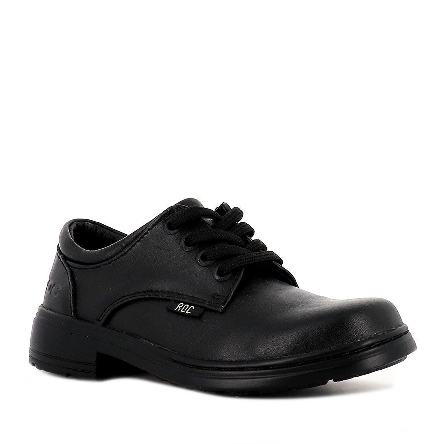 LARRIKIN SNR - BLACK LEATHER