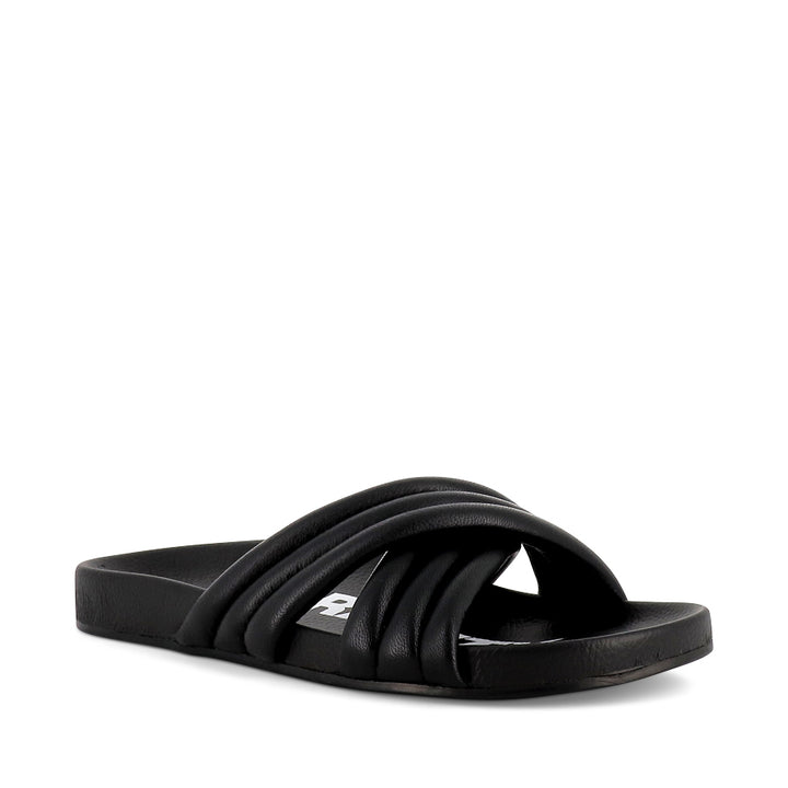 TIDE CROSS PADDED - BLACK LEATHER