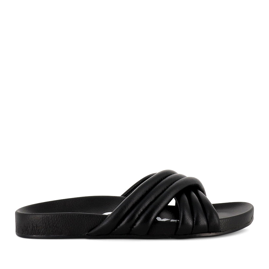 TIDE CROSS PADDED - BLACK LEATHER