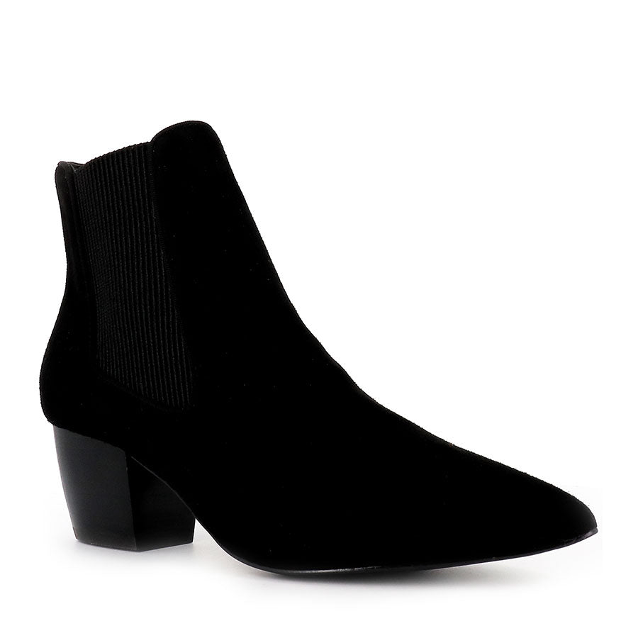 ELLA BOOT - BLACK SUEDE