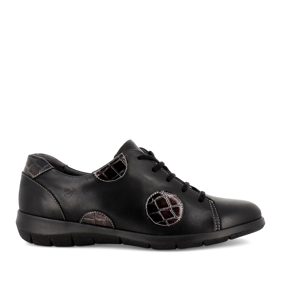 COBY - BLACK MULTI LEATHER