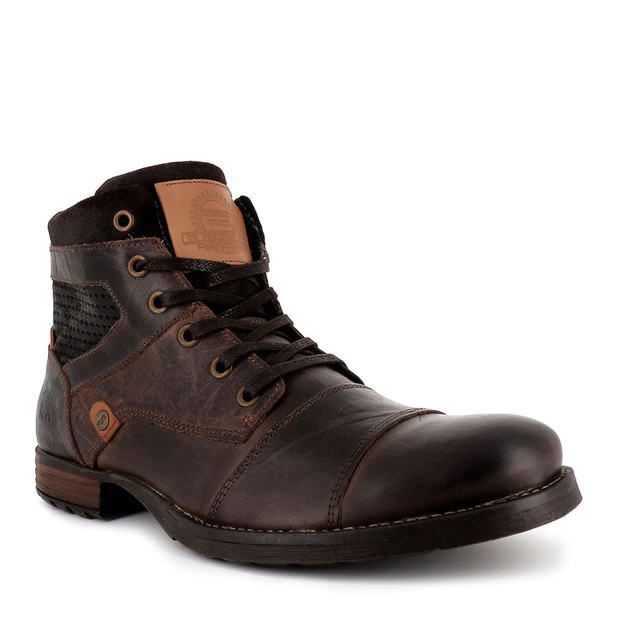 DALBY - DARK BROWN LEATHER