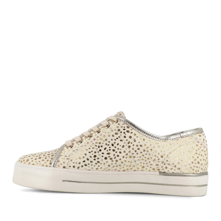 ASHLEEN W - WHITE PALE GOLD DOT MULTI