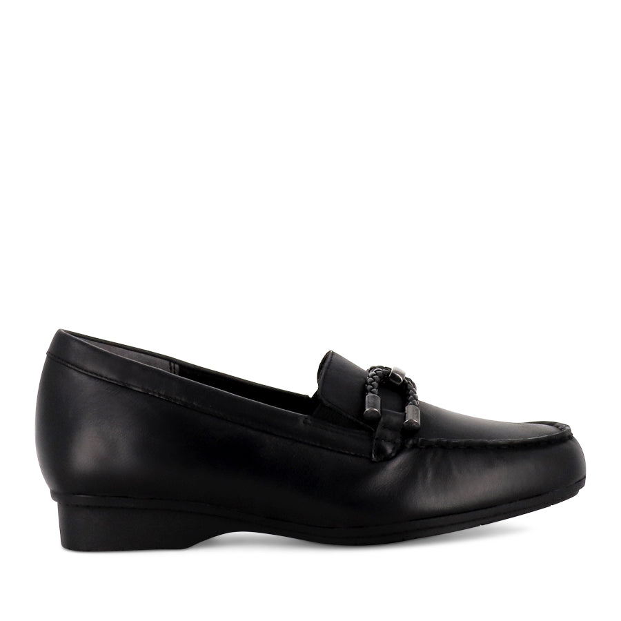FLOSSYS - BLACK LEATHER – Evans Shoes