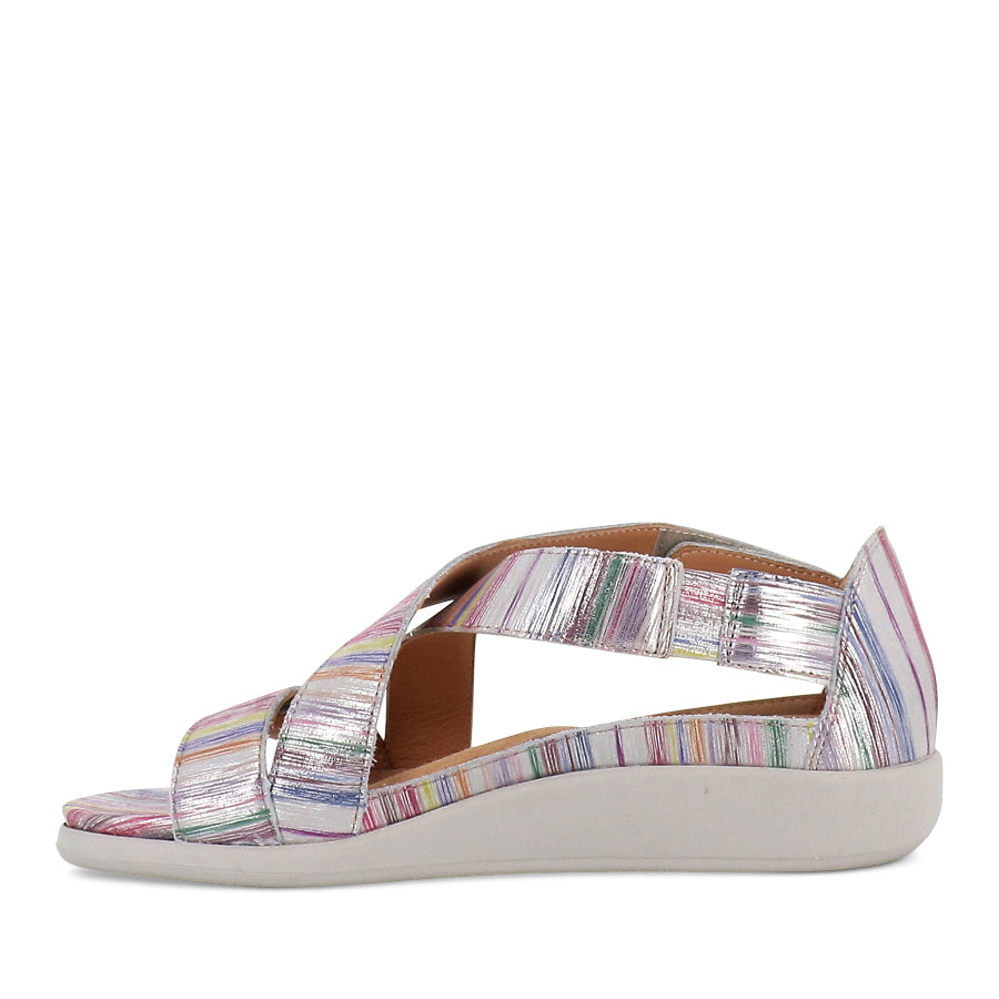 ISSY W - SILVER STRIPE LEATHER