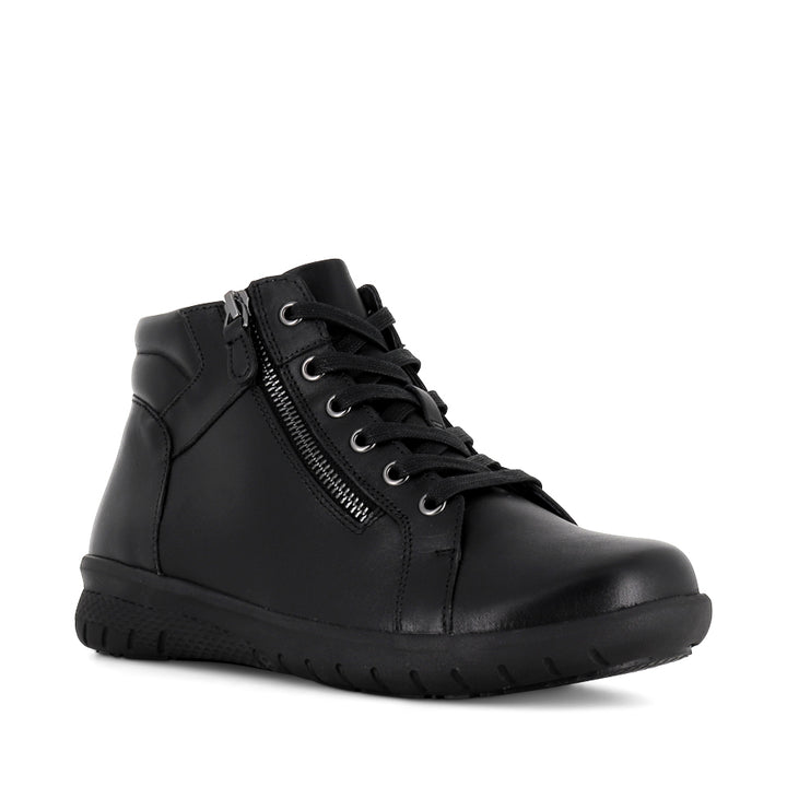 SHAUNAT XF - BLACK LEATHER