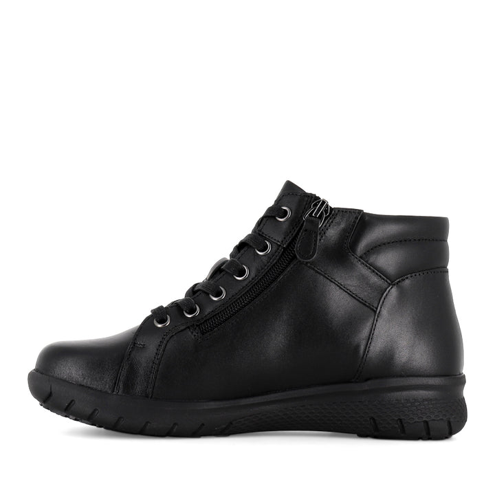 SHAUNAT XF - BLACK LEATHER