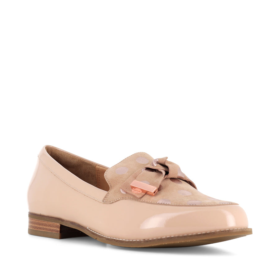 TULIPS XF - CAFE ROSE GOLD PATENT SUEDE