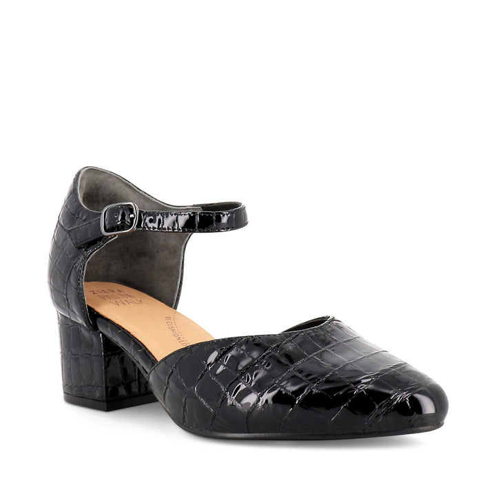 VITOR XW - BLACK PATENT CROC