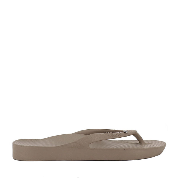 ARCH SUPPORT THONGS - TAUPE CRYSTAL – Evans Shoes